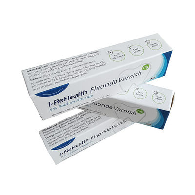 Педиатрическая быстрая суша желтая политура фторида с вкусным вкусом