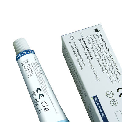 Быстрая суша липкая педиатрическая политура фторида для чувствительных зубов 10g