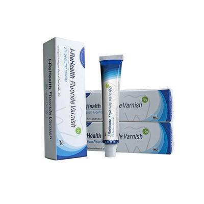 Быстрая суша липкая педиатрическая политура фторида для чувствительных зубов 10g